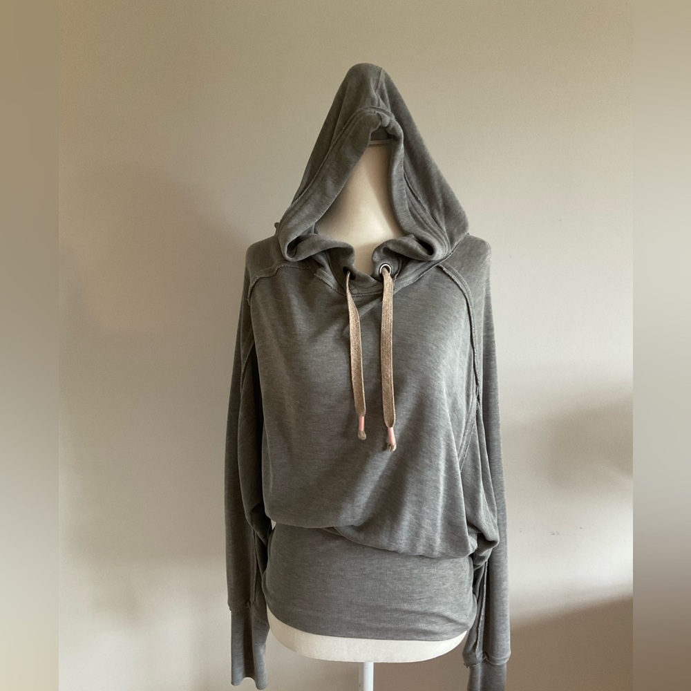 Free people movement Gray Hooded Sweatshirt XS